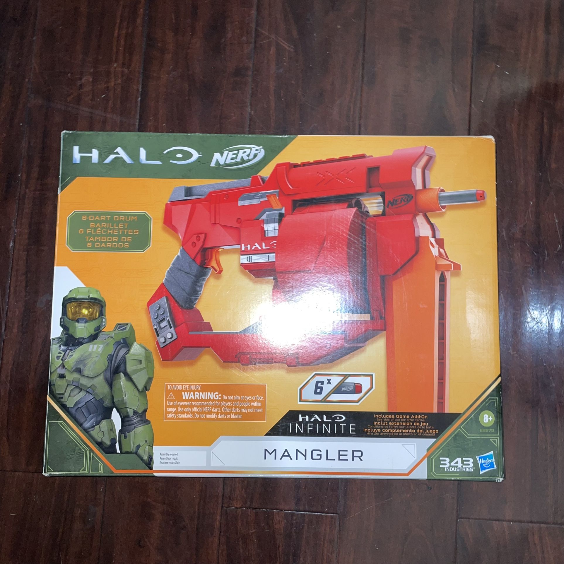 NERF Halo Mangler Dart Blaster - New Open Box !