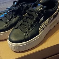 PUMA MAYZE LTHR  YOUTH SNEAKERS