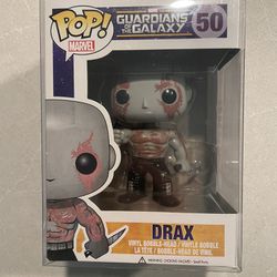Drax Funko Pop *MINT* Marvel Guardians of the Galaxy 50 with protector GotG Knife