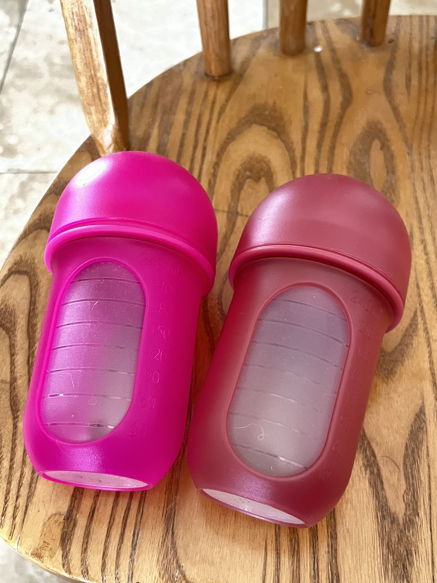 240 ml /  2 Bottles Slow Flow 0m+ Pink Baby Bottle Set