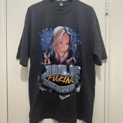 Julie Greewald unisex size T-Shirt  grey M