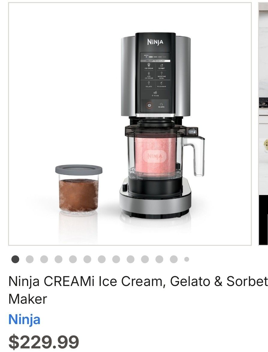 Ninja CREAMI Ice Cream, Gelato And Sorbet Maker