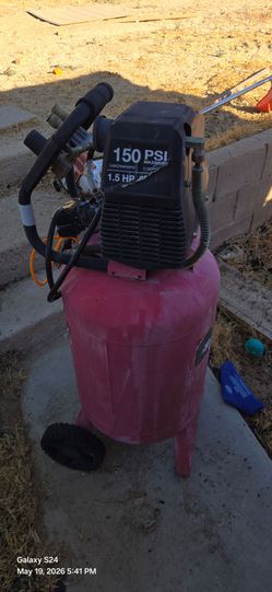 Craftsman  air compressor  and cp framing nail gun ridgid finish