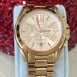 Michael Kors MK5503 Bradshaw Chronograph Rose Gold Women's Watch