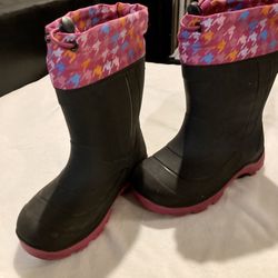 Girls Snow Boots 2 Pairs (Size10&13)