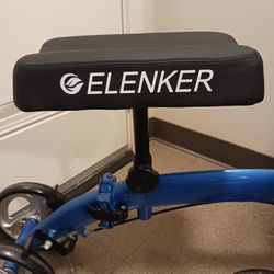 Medical New Knee Bike Ellen Kerr Oceanic Blue Oversized ABS Unbreakable Wheels Adjustable Memory Foam Gorgeous New Look!