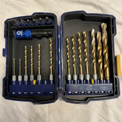 KOBALT 21 PC DRILL BIT SET DRIVER TOOL 