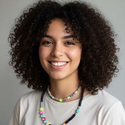 ALE-HOP Black Rainbow Yin Yang Beaded Necklace Adjustable Spain Exclusive New