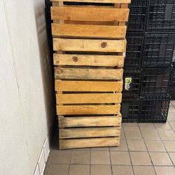Large Wood Crates