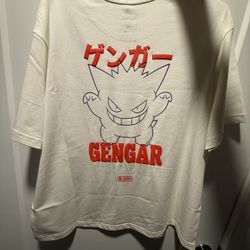 Adult Gengar Graphic Short Sleeve Crewneck Tshirt- Pokemon x Target Large 