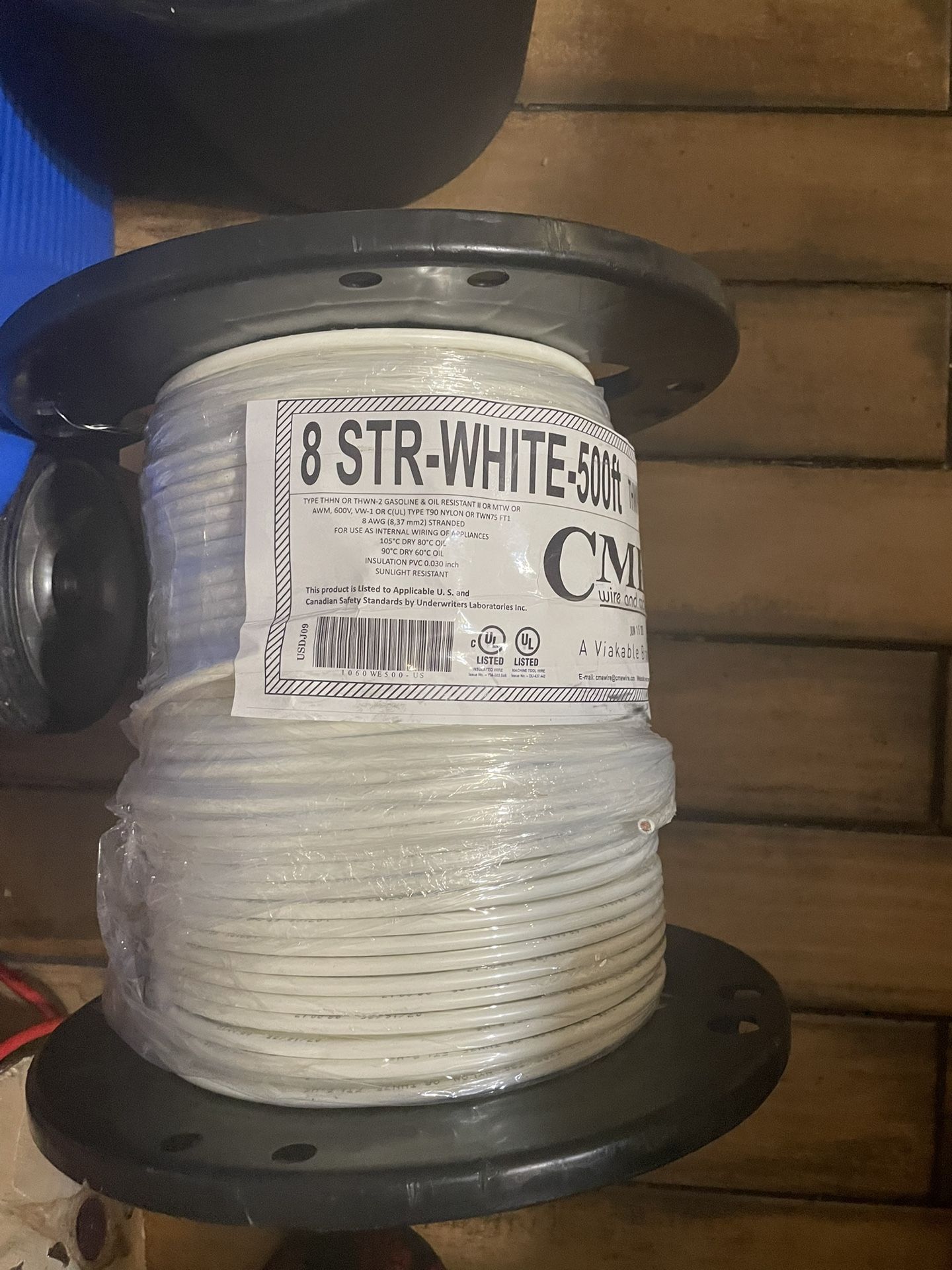 8awg Stranded Wire 500ft New