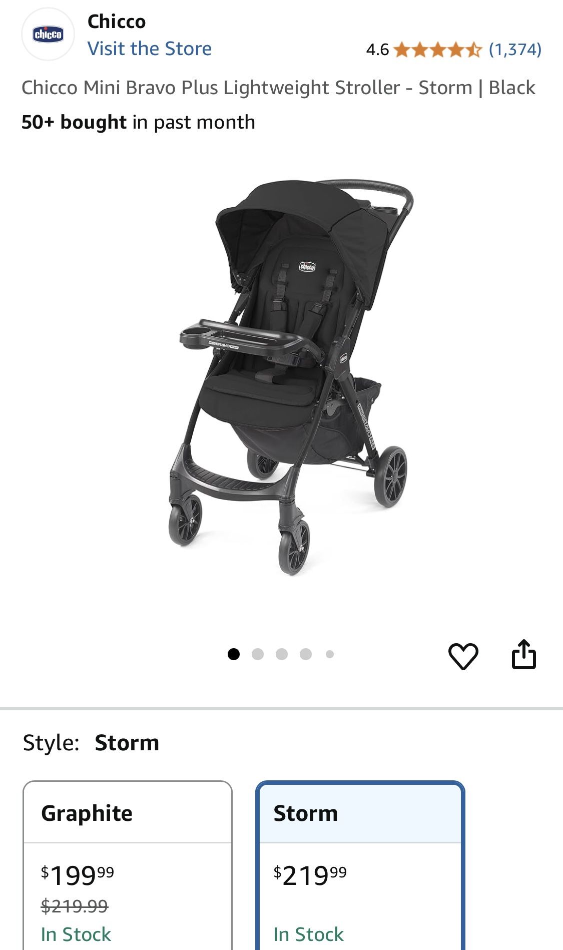 Chicco mini bravo plus stroller !