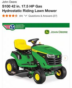 John Deere Mower