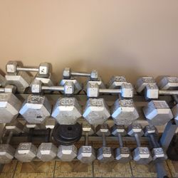 Dumbbells & Rack