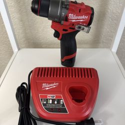 M12 FUEL 12V Lithium-lon Brushless Cordless 1/2 in. Hammer Drillb