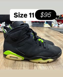 Jordan 6s green size 11
