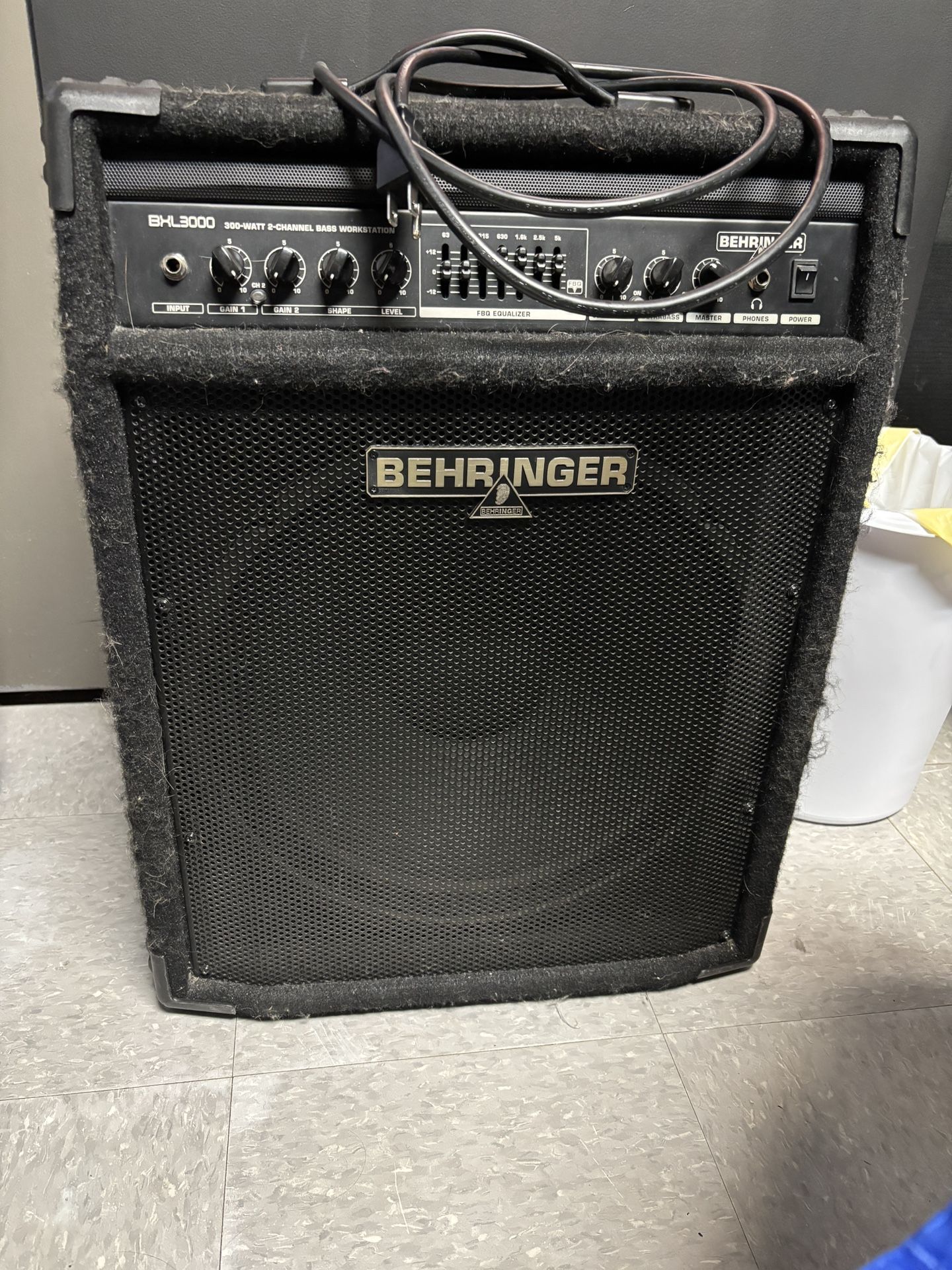 Behringer BHL3000 Ultrabass 300W Bass Amp - Used