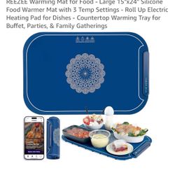 New In Box Silicon Food Warming Mat 