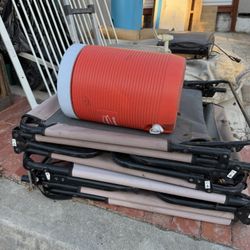 Free Drink Dispensers, Record Player, Frisbee Golf, Dog Gate Etc