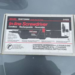 Cordless In Line Screwdriver
