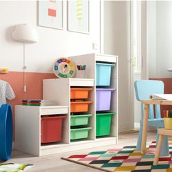 Stair Storage Cubby For Kids Or Crafts