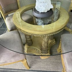 Round Dining Table Set