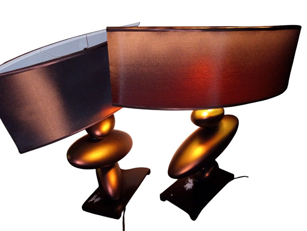 Art Lamp Lamps Bronze Finish Lamps a Pair