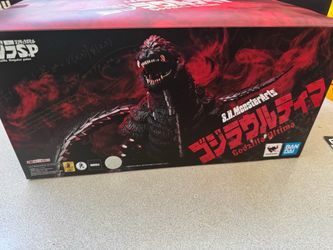 Sh monsterarts Godzilla ultima with bonus accessories
