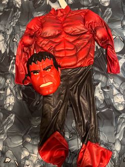 Red hulk Kids size 6/7 Halloween costume
