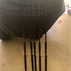 New Zebco Baitcaster Fishing Rods 