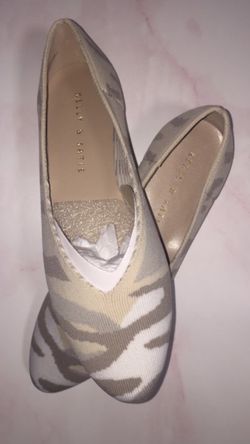Jelly and Katie camo flats