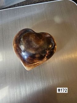 Chocolate Calcite Heart