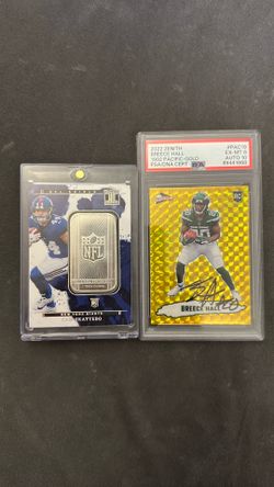 Cam skattebo 1 ounce silver /35 and Breece hall auto /10
