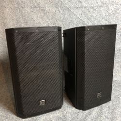Pair Of Ev Zlx 12 Inch Powered Speakers. $800