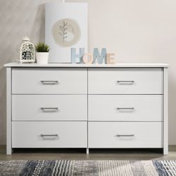 New! 6-Drawer Dresser, Dresser, Espresso Dresser, White Dresser, Oak Dresser, Nightstand, Chest, Bedroom Furniture