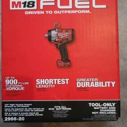 Impact Wrench Milwaukee 1/2 New