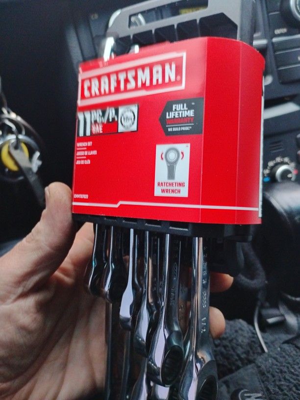 Craftsman 11pc SAE 12pt Ratchet Wrench
