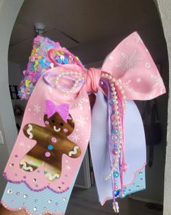 Christmas pastel color hair bow