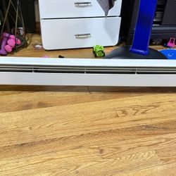 Fahrenheat 120V 1500W Portable Electric Hydronic Baseboard Heater,