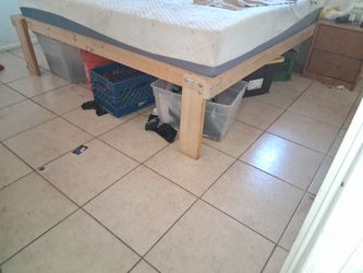 Home Made King Bed Frame 