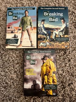 Breaking Bad Seasons 1-3 DVDs