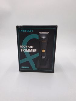 Waterproof body hair trimmer designed for men