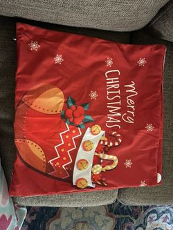 Christmas Themed Pillow Case Covers 18x18