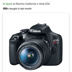 New Camera Used Once 