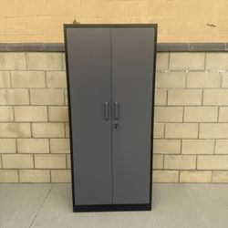 NEW Steel Garage Storage Cabinet Utility Locker, Adjustable Shelves & Locking Doors