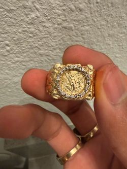 14K Centenario Ring