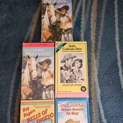 5 ROY ROGERS VHS WESTERNS 