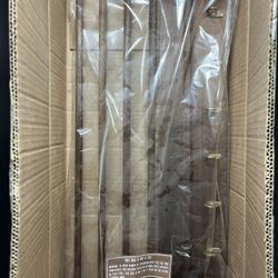Lillian Vernon Pine Wood Tie Rack 