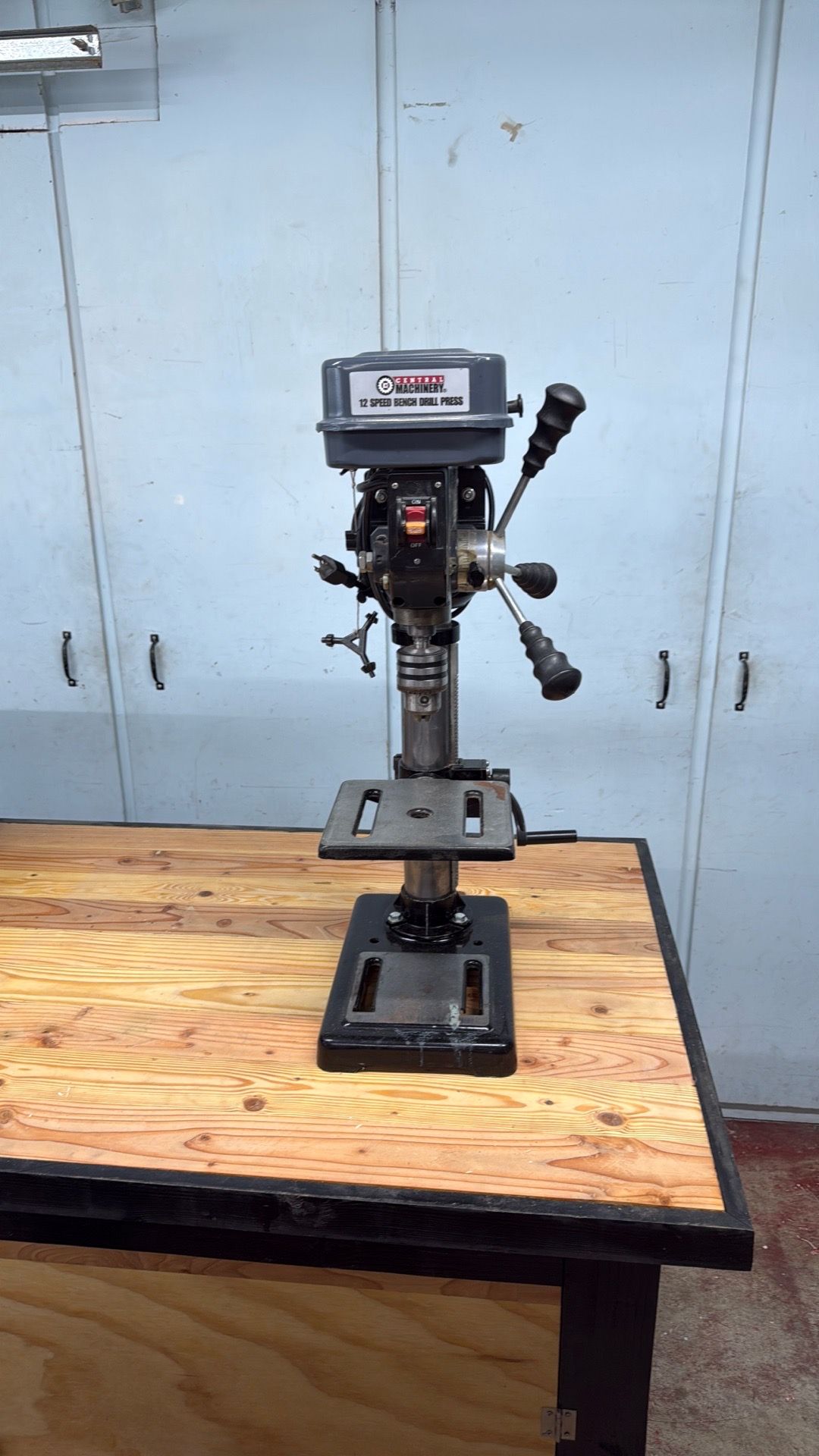 12 Speed Bench Drill Press 8 inches