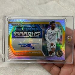 Real Madrid Tchuameni Autograph Card 